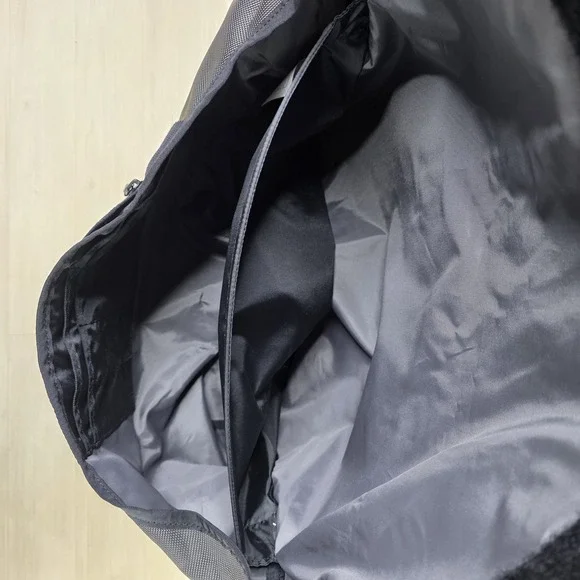 Timbuk2 Nylon Spin Ripstop Laptop Messenger Bag Medium Gray Orange - Picture 10 of 11